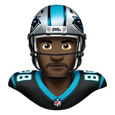 Carolina panther NFL sticker