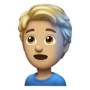 Emoji qui pleure sticker