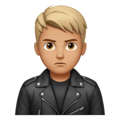 Biker Boy with calling sticker