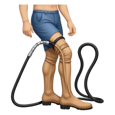 Hose , old man leg sticker