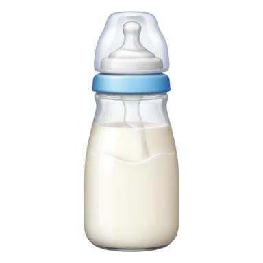 baby bottle tilted  sticker