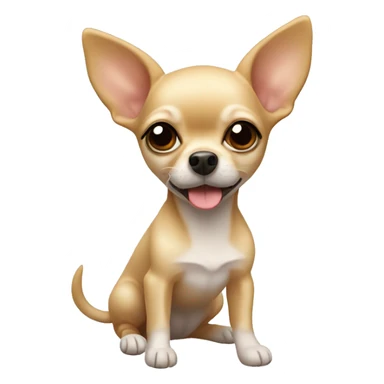 Little beige chihuahua  sticker