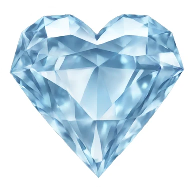 diamond heart sticker