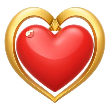 Love story heart sticker