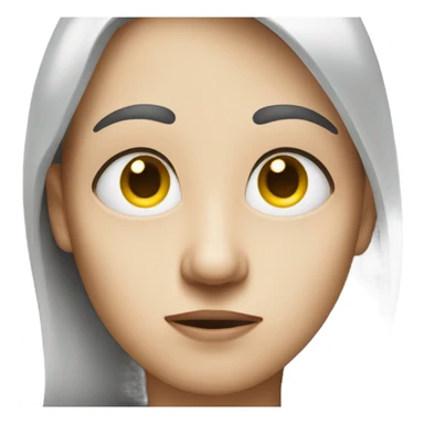 Face with eye twitching  sticker