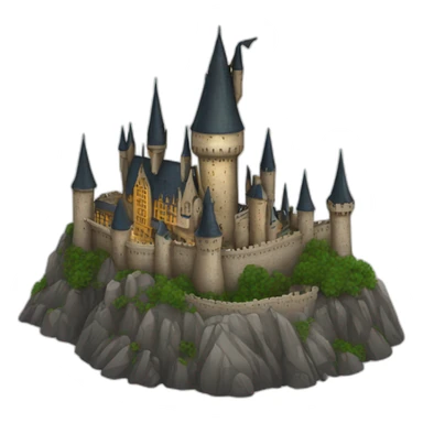 hogwarts castle sticker