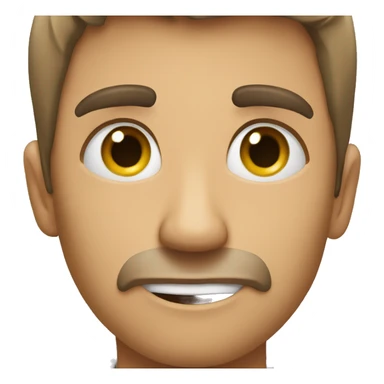 Wake up face sticker