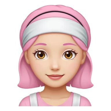 Pink aesthetic sticker for clean girl sticker