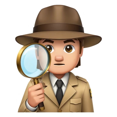 
Magnifying glass, Minecraft, the shine of a magnifying glass, a detective sticker
