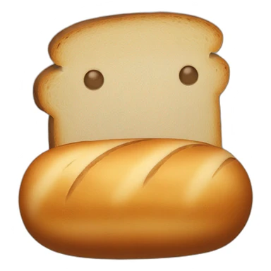 prohibitory traffic sign "loaf of bread" sticker