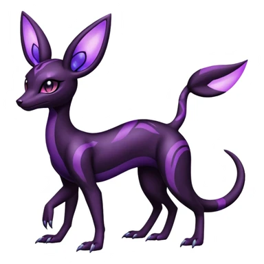 Salazzle-Umbreon-Fakémon-hybrid-creature (full body)  sticker