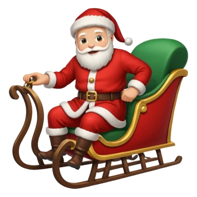 navidad trineo  sticker