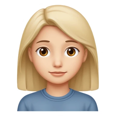 Emoji timide sticker