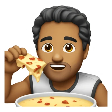 Enrique eating queso  sticker