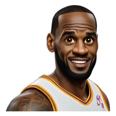 Lebron james dans l’incompréhension sticker
