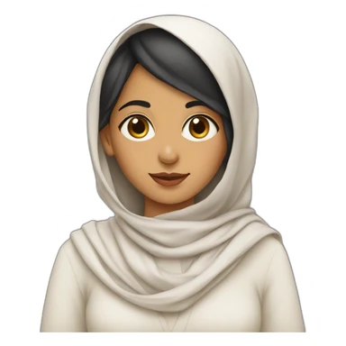 Saudi girl as farida zaman sticker