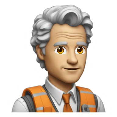 Architect as Emmet Brown (back to the future sticker