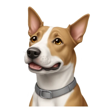 Podengo with grey amstaff  sticker