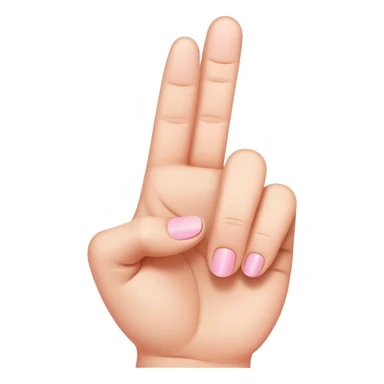 Pinky finger up sticker