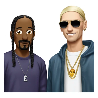 Eminem and snoop sticker