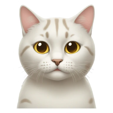  cat making silence sticker