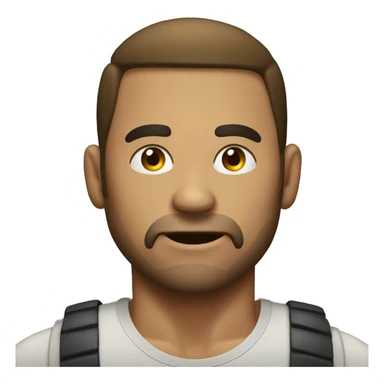 Persona musculosa pero no tan gigante. sticker