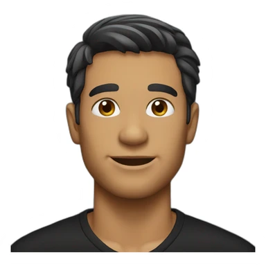 handsome man in black. sticker