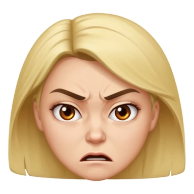 Beautiful woman angry and sick of idiots sticker