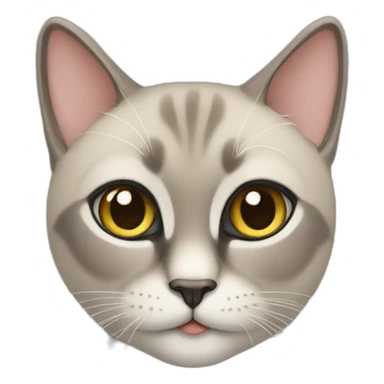 Un chat siamois  sticker