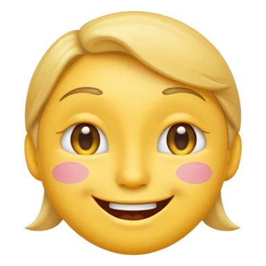 classic emoji, neutral face, neither feminine nor masculine, cheeky smile, winking sticker