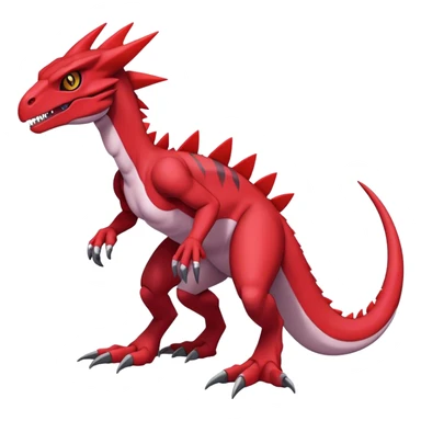  Cool Edgy Digimon-Fakemon-Guilmon-Genesect-Velociraptor-Dragon full body sticker