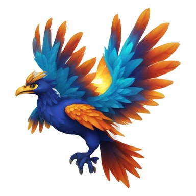 a phoenix sticker