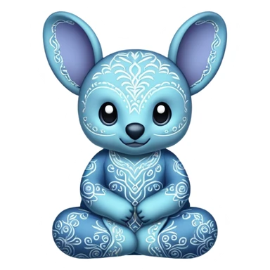 Zen stitch sticker