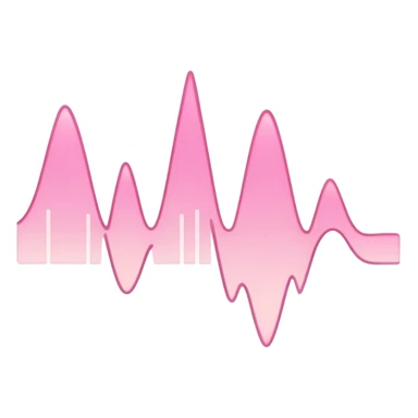 Light pink find music sticker