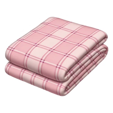 Light Pink Plaid Blanket sticker