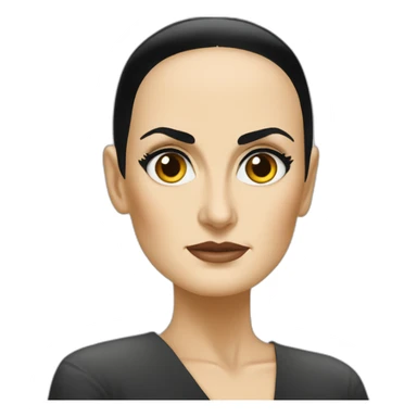 Demi Moore serious sticker