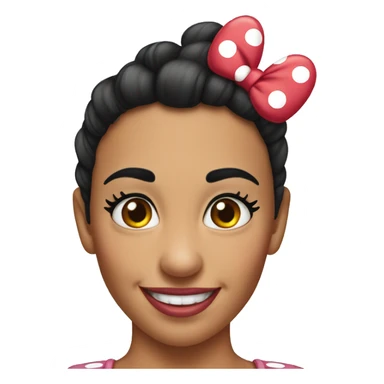 Minnie Mouse ears sticker