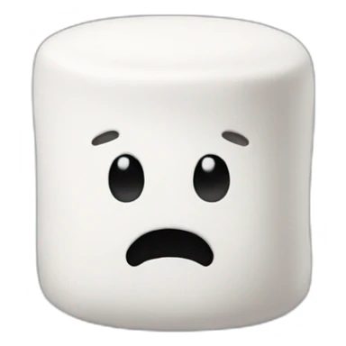 marshmallow without face sticker