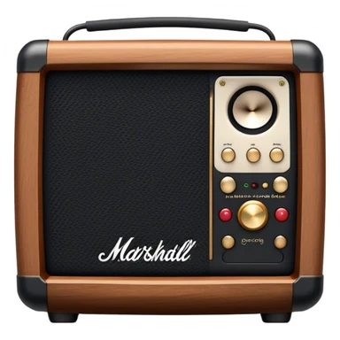 Marshall speaker sticker