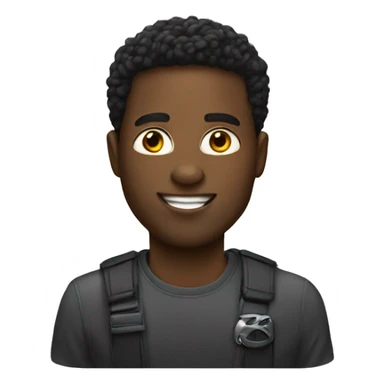 Black guy in Kia car sticker