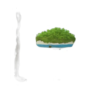 ile flottante sticker