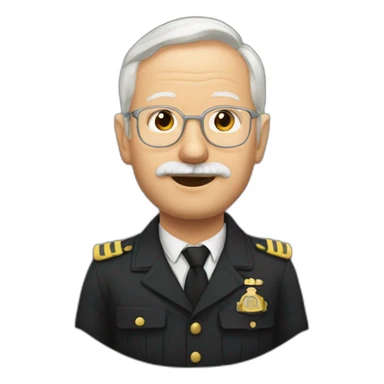 adolph munger with short moustache sticker