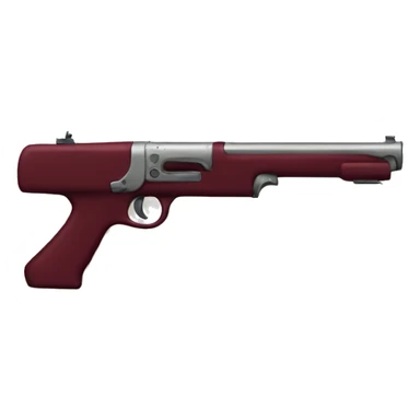 burgundy long gun sticker