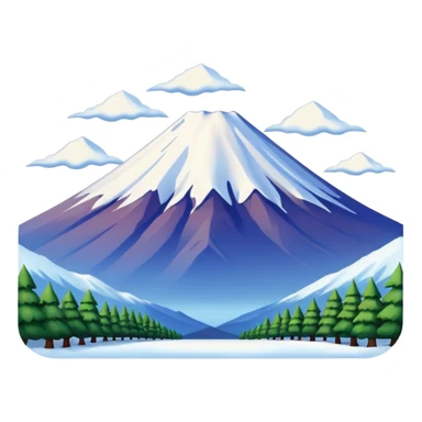 Fuji mountain sticker