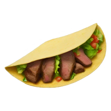 Steak tacos on a plate sticker