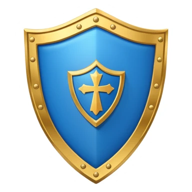 Gold Shield with blue interior and gold banner from Film Studios sticker