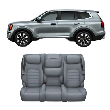 Gray kia telluride sticker