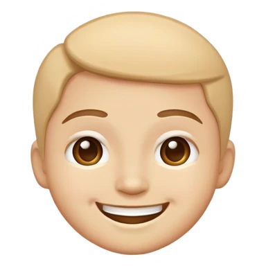 Smiling face says get up  sticker