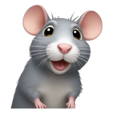 Rat-sneezed sticker
