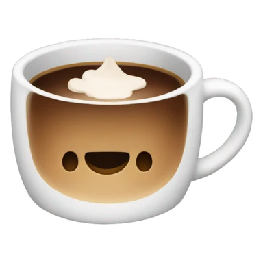 Warm coffee cup  sticker